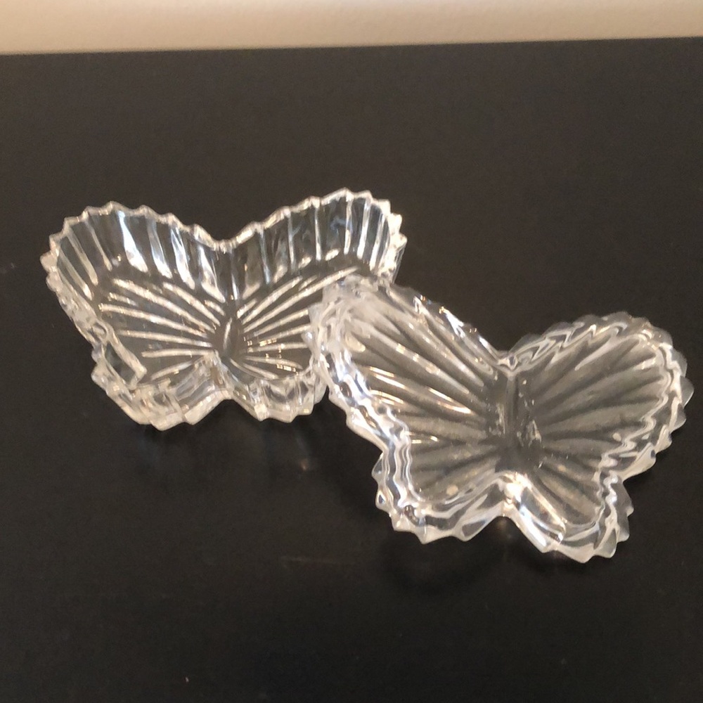 Crystal butterfly dish - Picture 2 of 6